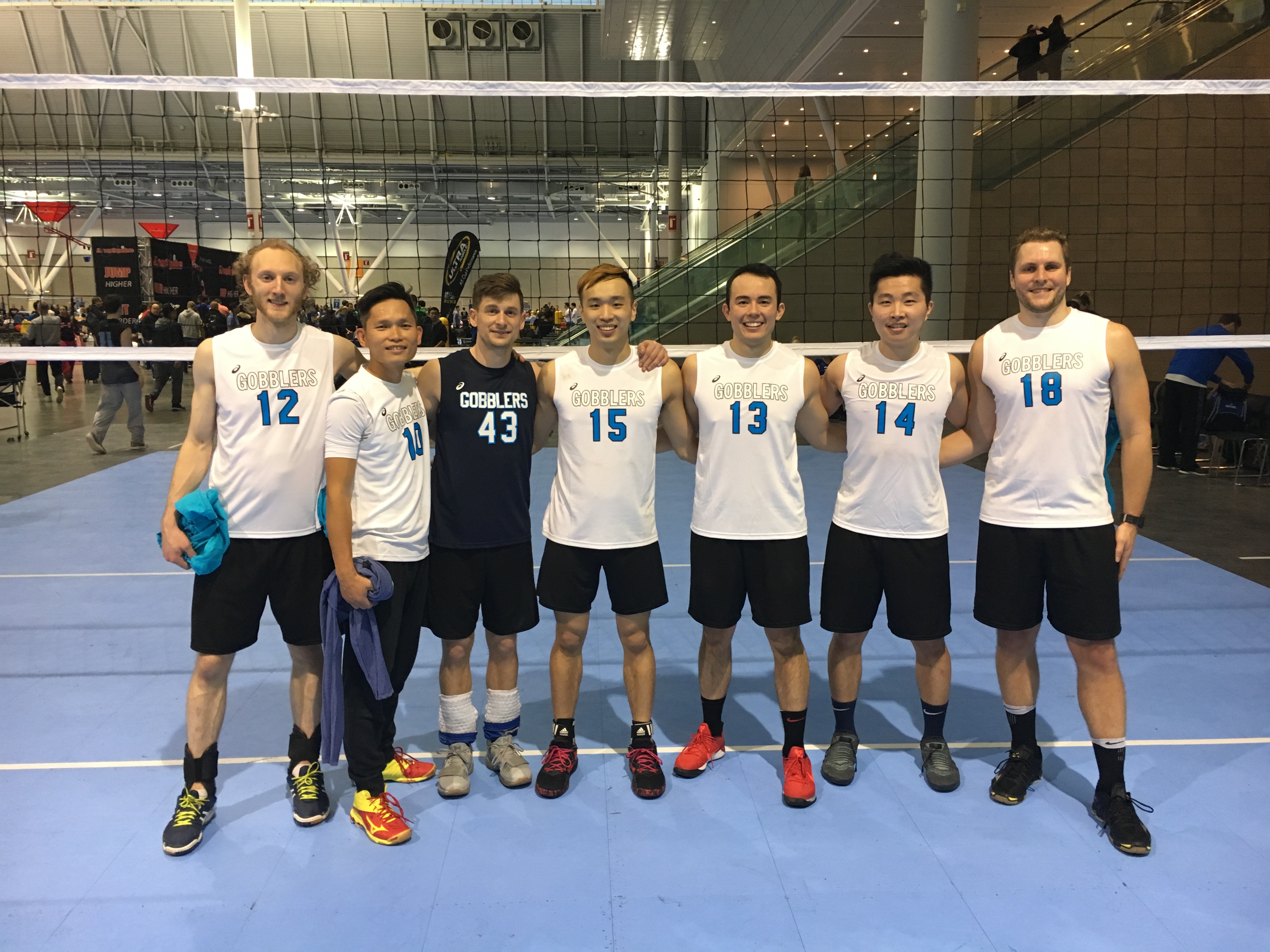 Gobblers beat White Walkers in the Men’s USAV B at the BCEC